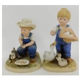 * 2 Denim Day Figurines