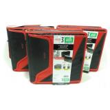 * 3 New Five Star 3" Zipper Binders