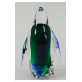 Glass Penguin Paperweight Figurine - 3 ï¿½ï¿½ tall