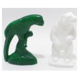 MOLD-A-RAMA Souvenir Zoo Bear & Parrot