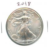 2018 U.S. Silver Eagle ASE - 1 oz Fine Silver