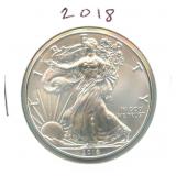 2018 U.S. Silver Eagle ASE - 1 oz Fine Silver