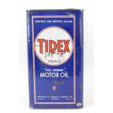 Vintage Tidex Motor Oil 1 Gallon Can