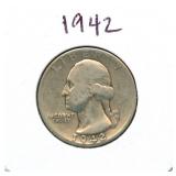 1942 Washington Silver Quarter