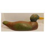 Vintage Hand Carved Wooden Duck Decoy