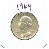 1964 Washington Silver Quarter