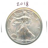 2018 U.S. Silver Eagle ASE - 1 oz Fine Silver