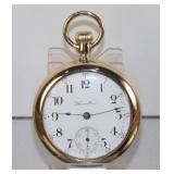 Hamilton Gold Filled Pocket Watch Model 2, 17j,