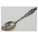 Rare Black River Falls, WI, Fancy Sterling Spoon