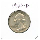1960-D Washington Silver Quarter