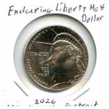 Enduring Liberty 2026 Half Dollar - No Kennedy