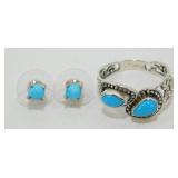 Sleeping Beauty Turquoise 925 Sterling Silver