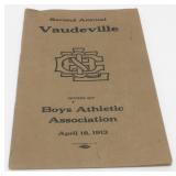 1913 2nd Annual Vaudeville La Crosse Ads Booklet