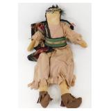 Vintage Native American Indian Childï¿½s Doll with