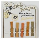 Little Ranger Watch Straps on Card