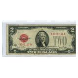 1928-G $2 Red Seal Legal Tender U.S. Note