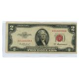 1953-A $2 Red Seal Legal Tender U.S. Note