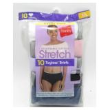 New 10 Pack of Hanes Cotton Stretch Tagless
