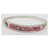 Vintage Abalone MOP Bracelet - Signed, 14.25 grams