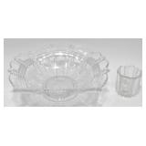 * Zipper Glass Bowl and Toothpick Holder