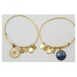 Alex & Ani Lot of 2 Bracelets - Simplify & Daisy