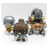 3 OverWatch Figures - Mei, Zenyatta & Roadhog
