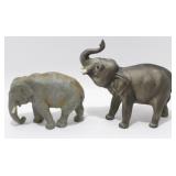 Breyer Elephant & Austrian Papermache Elephant