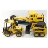 * Tonka Grader, Tonka Forklift & 1 John Deere