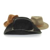 * 3 Vintage Hats