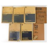 7 Large Caterpillar Parts Books - 1970