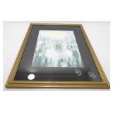 ** 1999 Framed Tim Bjerke Wildlife Artwork