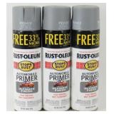 * 3 Cans of Rust-Oleum Auto Primer