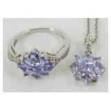 Sterling Silver Ring & Necklace