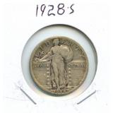 1928-S Standing Liberty Silver Quarter