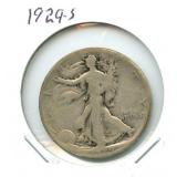 1929-S Walking Liberty Silver Half Dollar