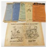 Vintage Campaign Flyers