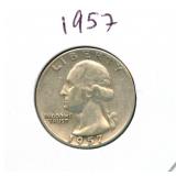 1957 Washington Silver Quarter