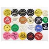 23 Vintage Tokens - Mostly La Crosse