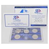 2005 United States Mint 50 State Quarters Proof