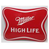 ** Miller High Life Aluminum Sign - 23-1/4" x 18"
