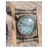Vtg Colonial Alarm Mantel Clock