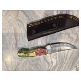 Custom Damascus Steel Fixed Blade Knife