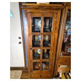 Wooden Display Cabinet  no contents
