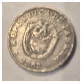 Panama Five Centesimos Coin