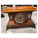 Vtg Seth Thomas Adamantine Mantel Clock