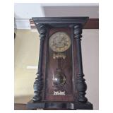 Vtg HAC Wall Clock w/ Pendulum