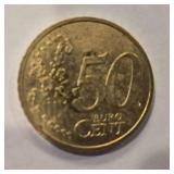 Euro 50 Cent Coin 2002