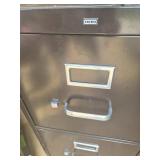 Hon Two-Drawer Metal Filing Cabinet