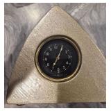 Phinney Walker Vtg Triangular Desk Clock
