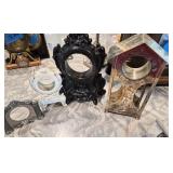 Assorted Vtg Clock Cases
